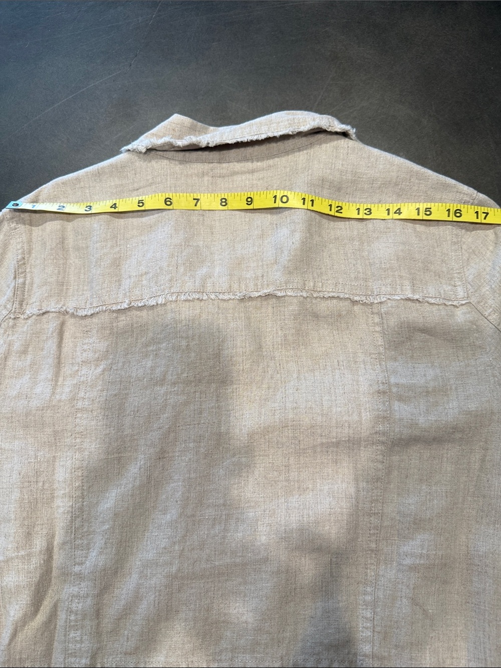 NWT Tommy Bahama Natural Beige Linen Drawstring Utility Jacket - Large - Picture 6 of 7